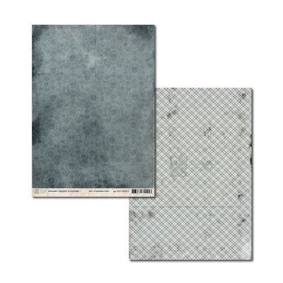 Набор двусторонней фоновой бумаги для скрапбукинга "Следуйте за пауками", плотность 235 г/м2, формат а4, 12 листов (6х2), БЕЗ ОБЛОЖКИ, арт. GS31102024