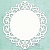 Чипборд Fancy Circle от Mintay Papers, 30х30 см