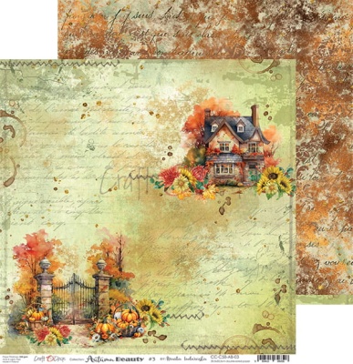 Набор двусторонней бумаги AUTUMN BEAUTY 30,5x30,5cm, 250 гр/кв.м, 6 л.+ бонус, от Craft O'Clock