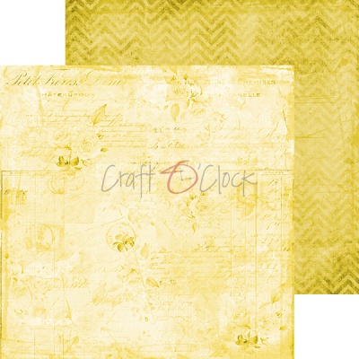 1/4 Набора двусторонней бумаги YELLOW MOOD, 15,25х15,25 cm, 190 гр./кв.м, 6 л. (6л.х1) , от Craft O'Clock