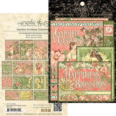 Набор карточек к коллекции "Garden Goddess", 32 шт от Graphic 45