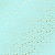 Лист односторонней бумаги с фольгированием Golden Stars Turquoise от Фабрика Декору, 30,5 х 30,5 см