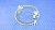 Чипборд Рамка с балериной круглая 1-1, коллекция Балерина, Goldenchip