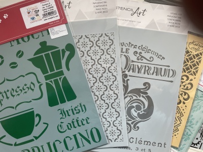 Лот Трафареты Stamperia, Ciao Bella, Mintay, Katrin Craft + подарок