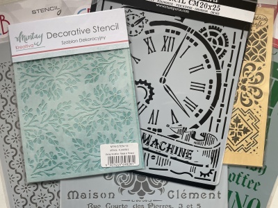 Лот Трафареты Stamperia, Ciao Bella, Mintay, Katrin Craft + подарок