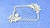 Чипборд Рамка со скрипкой прямоугольная 3, коллекция Балерина, Goldenchip