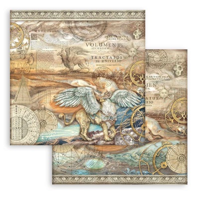 Набор двусторонней бумаги Fantasy World от Stamperia, 10 листов 20,3x20,3, SBBS98