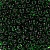 Бисер "Zlatka" GR08/0, №0023A-1 темно-темно зеленый, 10 г
