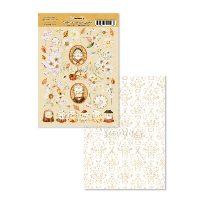 5 шт! Лист двусторонний для вырезания "Бабушки и дедушки" к коллекции "Самая уютная" 190гр, А4, SS09112023-12