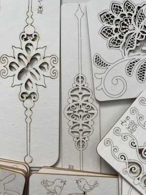 Набор фигурного картона (чипборда) "Светлая Пасха", 43 шт