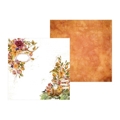 1/2 Набора двусторонней бумаги The Four Seasons - Autumn от P13, 30х30 см, 6 листов + 1 бонусный, 240 г/м