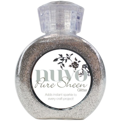 Рассыпчатый глиттер Nuvo Pure Sheen Glitter Цвет Silver