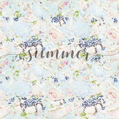 Фоновый набор двусторонней бумаги "Tea party" 20х20 см (190 г/м), от Summer Studio