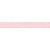 Лента May Arts Polka Dot Pink, Ширина 1,5 см, 1 ярд