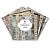 1/3 Набора фоновой бумаги CREATIVE PAD ITALIAN STREET от P13, 30,5х30,5 см, 4 листа, 240 г/м