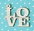 ПРЕДЗАКАЗ! Чипборд Подвеска LOVE 2 , Goldenchip