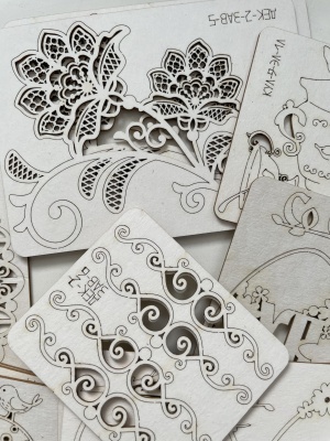 Набор фигурного картона (чипборда) "Светлая Пасха", 43 шт