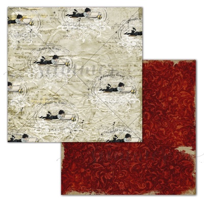 Лимитированный микс листов "Back to school" 190гр, 30,5*30,5см, SS20102021-mix, от Summer Studio