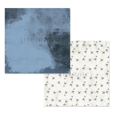 Набор двусторонней бумаги "С Днём рождения, волшебник!" фоны +листы с элементамидля вырезания, GoldenScrap, 17 листов (8 лх2 шт+бонус на обложке), 235гр, 20Х20см, GS31072024-10