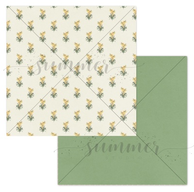 Набор двусторонней бумаги Весеннее пробуждение 190гр, 20*20см, SS17032023, от Summer Studio