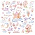 Лист с элементами для вырезания к коллекции Vanilla Dreams, 190гр, 30,5*30,5см, SS24012018-06, от Summer Studio
