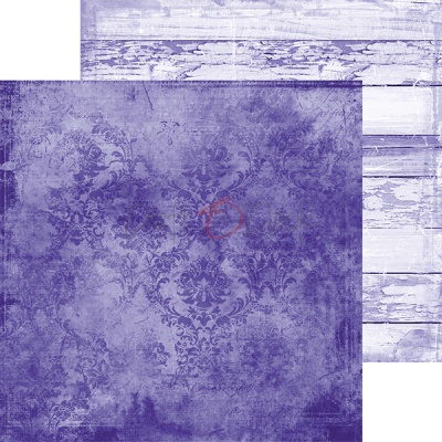 1/4 Набора двусторонней бумаги LAVENDER MOOD, 15,25х15,25 cm, 190 гр./кв.м, 6 л. (6л.х1) , от Craft O'Clock