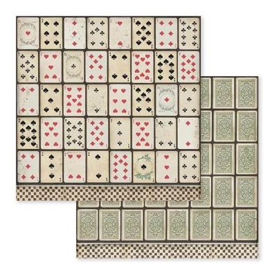 Набор двусторонней бумаги "Alice" от Stamperia, 10 листов 30,5x30,5, SBBL52
