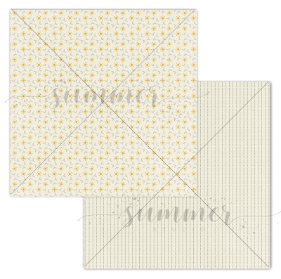 Набор двусторонней бумаги Весеннее пробуждение 190гр, 20*20см, SS17032023, от Summer Studio