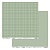 Лист двусторонней бумаги "Полоска, клетка" зеленый от Mr.Painter, 190 г/кв.м, 30.5 x 30.5 см