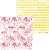 Лист двусторонней бумаги Let's flamingle 01, от P13, 30х30 см, 240 гр/кв.м