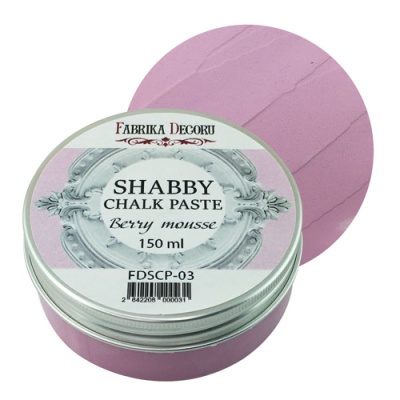 Меловая паста Shabby Chalk Paste Ягодный смузи 150 мл, от Fabrika Decoru