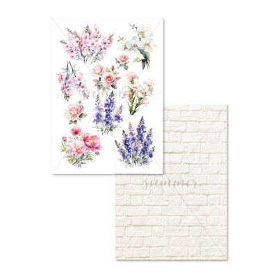 Набор для вырезания "Ароматы лугов" 18 двусторонних листов, формат а5,  190г, арт. SS21052024