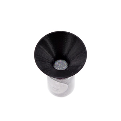 Воронка для сыпучих материалов / Черная глянцевая, 1 шт, Яна Седышева