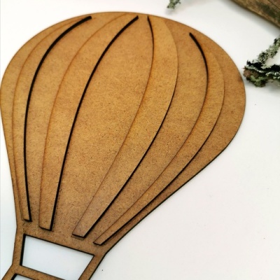Воздушный шар №1, мдф 3мм, 250 мм от Деревяшки и бумажки