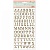 Чипборд "ALPHABET"к коллекции "LOVE STORY" от Stamperia на клеевой основе, 15х30 см, DFLCB10