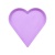 Тарелка для мелочей Сердце Сиреневая матовая, Яна Седышева