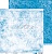 Лист двусторонней бумаги BLUE MOOD-01, 30х30 см, 190 г/м2, Craft O'Clock