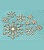 ПРЕДЗАКАЗ! Чипборд Снежинки 1, Goldenchip