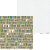 1/2 Набора двусторонней бумаги GARDEN OF BOOKS от P13, 30х30 см, 6 листов, 240 г/м