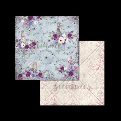 Набор двусторонней бумаги (10 листов + 1 бонус) "Сказка" (Fairy tale) 30,5х30,5 см (250 г/м), от Саммер Студио (Summer Studio)