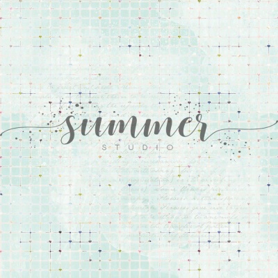 Фоновый набор двусторонней бумаги "Tea party" 20х20 см (190 г/м), от Summer Studio