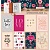 Набор наклеек для тетрадок Мидори Love Quotes - Color Crush Travel Notebook Sticker Wallpaper - Webster's Pages