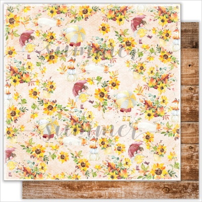 Набор двусторонней бумаги (10 листов + 1 бонус) "Autumn stories" 30,5х30,5 см (190 г/м), от Summer Studio