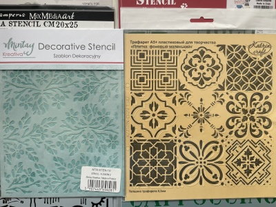 Лот Трафареты Stamperia, Ciao Bella, Mintay, Katrin Craft + подарок