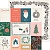 Лист двусторонней бумаги Sleigh Ride коллекция Merry Days от Maggie Holmes, 30,5х30,5 см