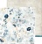 Набор двусторонней бумаги FOREVER BLUE 30,5x30,5cm, 250 гр/кв.м, 6 л.+ бонус, от Craft O'Clock