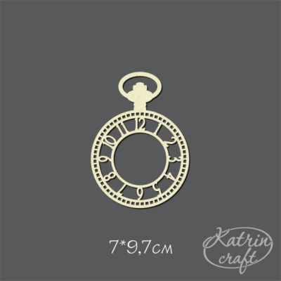 Чипборд "Часы карманные", от Katrin-craft