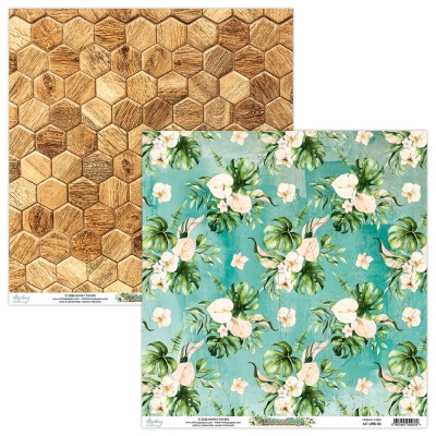 Набор двусторонней бумаги "Городские Джунгли" (Urban Jungle), 12 листов 30,5х30,5 см, 240 г/м, от Минтай Пейперс (Mintay Papers)