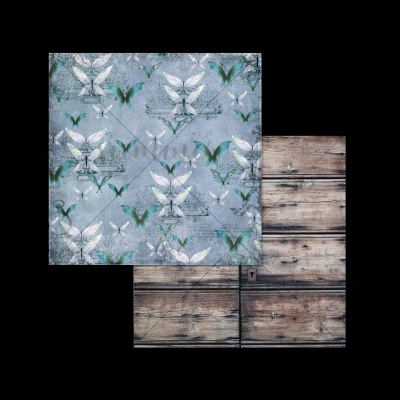 Набор двусторонней бумаги (10 листов + 1 бонус) "Сказка" (Fairy tale) 30,5х30,5 см (250 г/м), от Саммер Студио (Summer Studio)