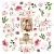 Лист для вырезания "Wedding elements" 30,5х30,5 см (190 г/м), коллекция "Vintage wedding", от Summer Studio